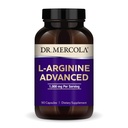 Dr. Mercola L-Arginine Advanced, 30 Servings (90 Capsules), 1,000 mg Per Serving, Dietary Supplement, Supports Energy Production, Non-GMO