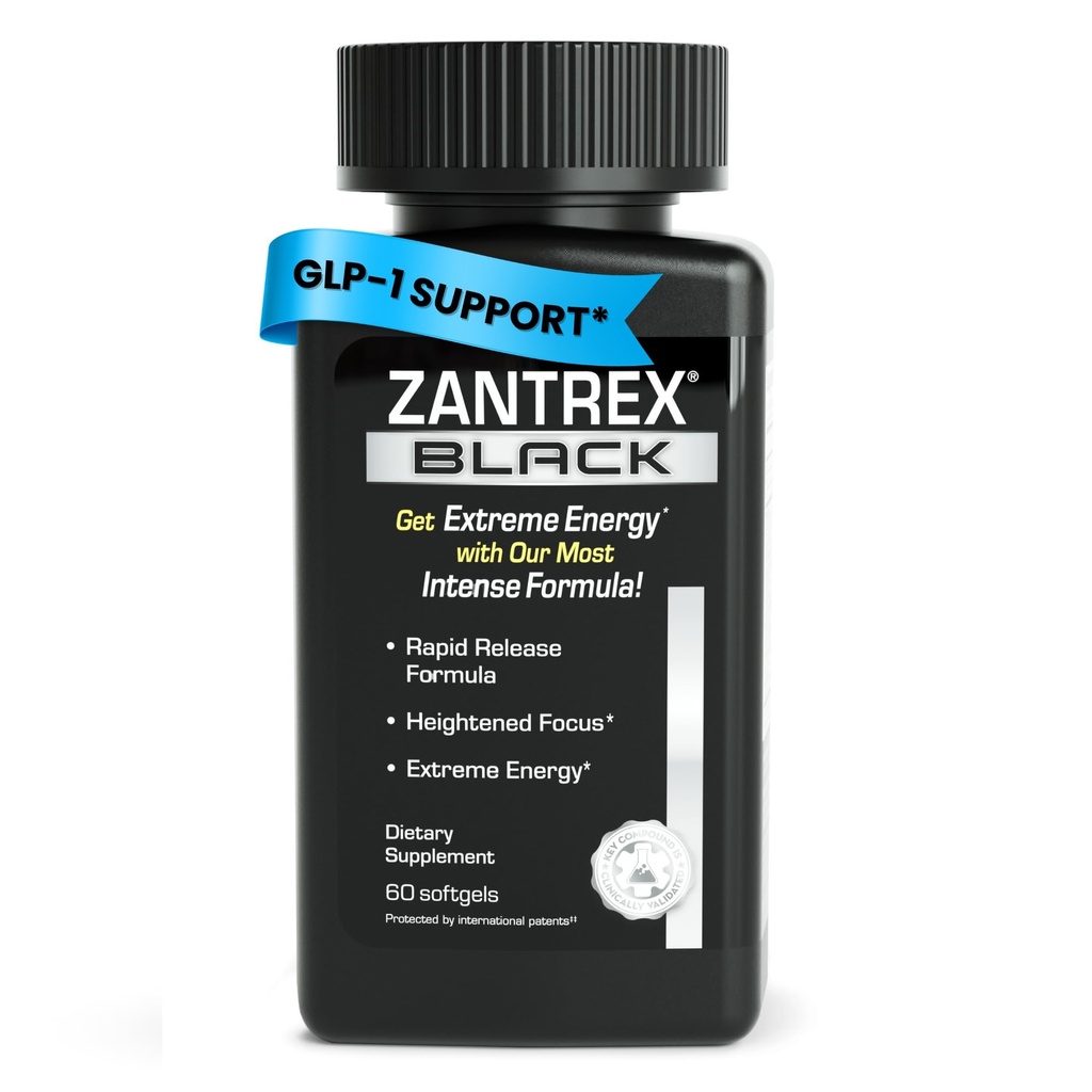 Zantrex Μαύρο – Φυσικά ενίσχυση GLP-1 & Μεταβολισμός Υποστήριξη 