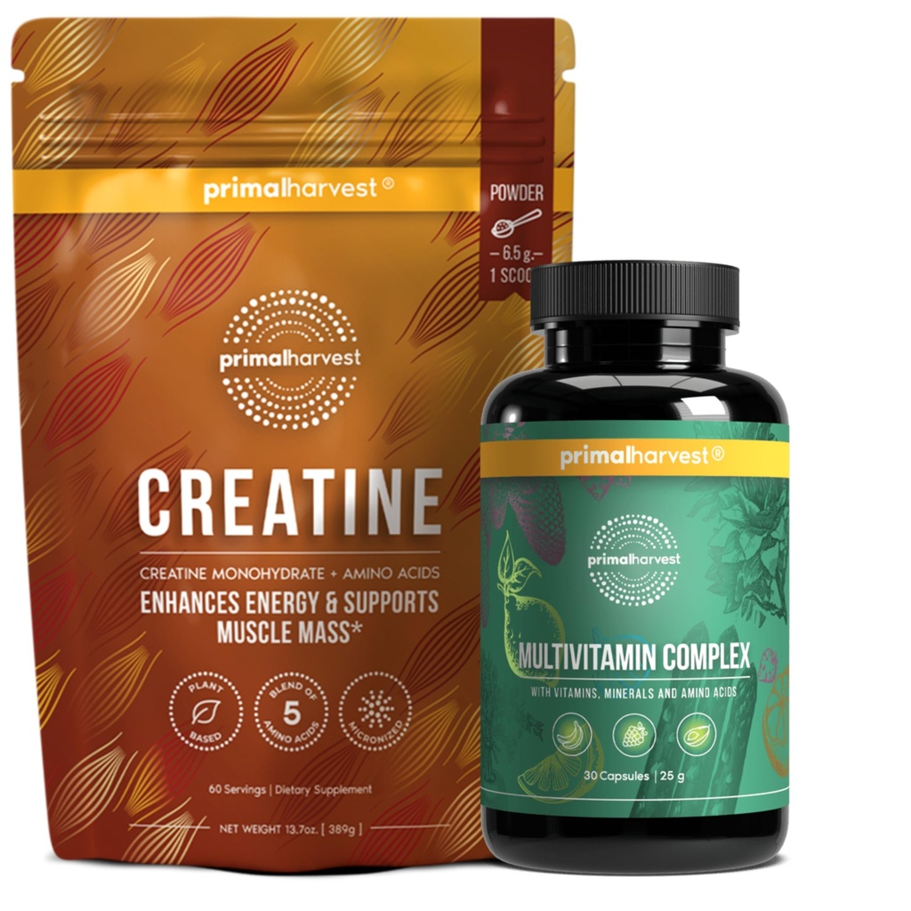Primal Multivitamin + Primal Creatine Powder Bundle 