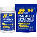 Magtech Μαγνήσιο Λεμονάδα & Magtech Ενυδάτωση σκόνη με Creatine - Ζάχαρη Χωρίς Μαγνήσιο Σκόνη - Υποστηρίζει Ενυδάτωση & Εγκεφαλική Υγεία - 44 Σύνολο Υπηρεσίες