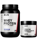 BPN ΑΠΟΔΟΣΗ ΚΙΝΔΥΝΟΥ Πρωτεΐνη Μάφιν whey Blueberry + Creatine Bundle