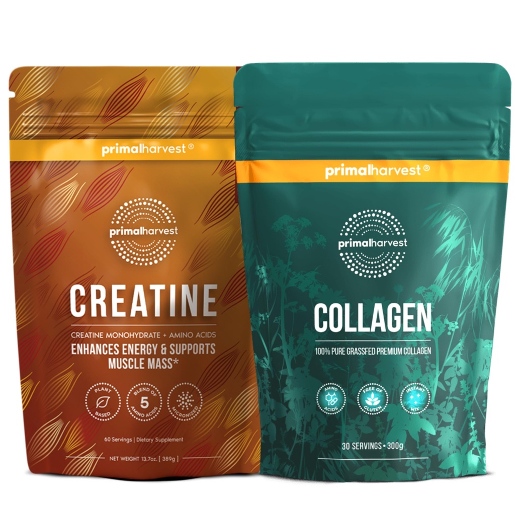 Primal Creatine Powder + Collagen Powder Bundle 
