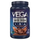 Vega Protein + Creatine - 30g Πρωτεΐνη με βάση το φυτό, Σοκολάτα, 20 μερίδες, 3g Createine, 5g BCAAs, Vegan, Keto, Χωρίς γλουτένη, χωρίς γαλακτοκομικά, χαμηλή υδατάνθρακες, για μυϊκή ανάπτυξη & επισκευή, μείγμα ποτών, 36oz