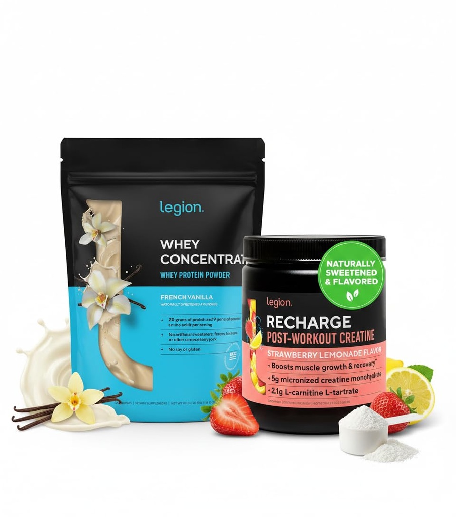 LEGION Post Protein Powder (Vanilla) – Μύες ανάπτυξη, δύναμη και ανάκτηση υποστήριξης – 30 εξυπηρετεί το καθένα