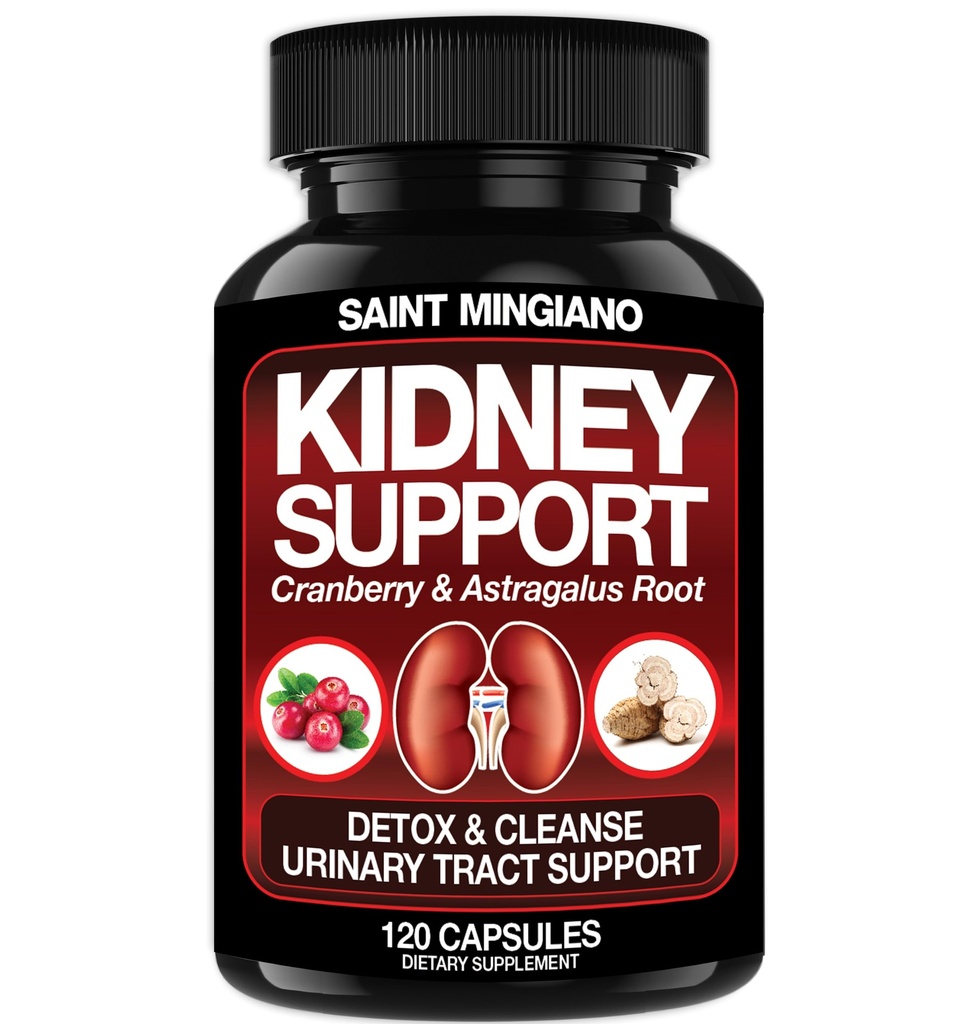 Kidney Support Cleanse Detox & Repair -120 κάψουλες - Cranberry & Astragalus Root Hills για γυναίκες και άνδρες 