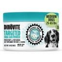 Dinovite Dog Dental Powder, Brush-Free Breath Freshener & Teeth Cleaning Dental Care Powder with Probiotics & Postbiotics, Στοματική Φροντίδα Κακή θεραπεία αναπνοής, Medium Dogs, Made in USA, 30 Day Supply