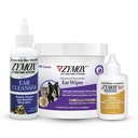 Zymox Enzymatic Ear Wipes, Ear Cleanser, & Otic Plus Ear Solution Hydrocortisone Δωρεάν για σκύλους και γάτες - Product Bundle - για Dirty, Waxy, Smoothy Ears και για Soothe Ear Μόλυνση