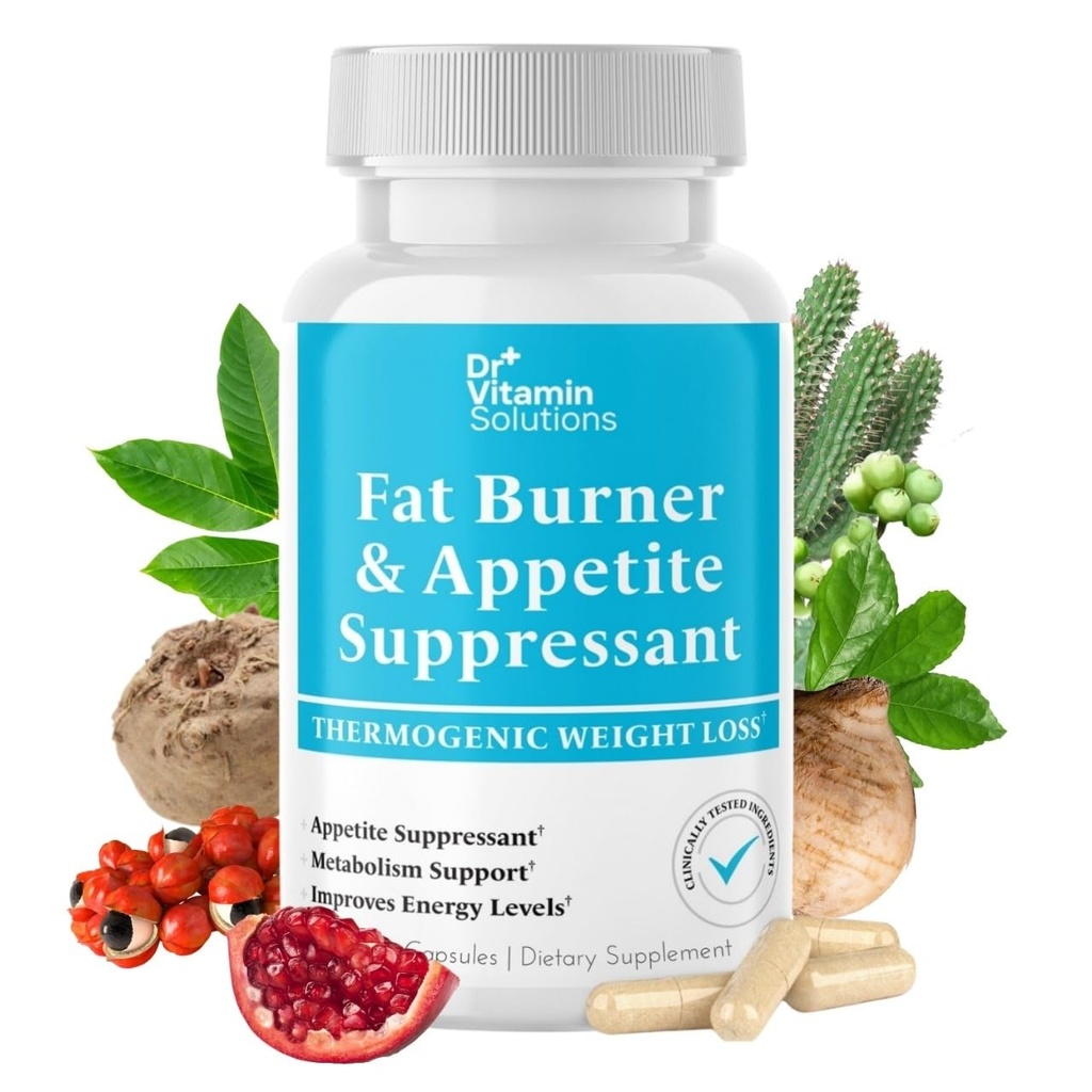 Fat Burner για γυναίκες και άνδρες - Ορεκτικό Καταπραϋντικό για απώλεια βάρους - Χάπια w/Μεταβολισμός Ενίσχυση Θερμογόνο συμπλήρωμα απώλειας βάρους - Χρώμιο, καφεΐνη & Πράσινο τσάι - 30 κάψουλες