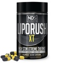 LIPORUSH NDS Nutrition XT - Super Concentrated Thermogenic with L-Carnitine & Teacrine for Shredding Fat - Supports Maximum Energy, Focus, Calorie Burning, Diuretic, Appetite Control (60 Capsules)