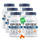 GLP-1 XLR8 Supplement for Weight Loss, Digestion, Constipation, Bloating Relief with Akkermansia 2.6 Billion AFU Live Prebiotic Probiotic Postbiotic Gut Health + Berberine for Women Men 360 Capsules