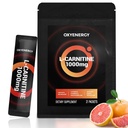 Συμπλήρωμα OxyEnergy Liquid L-Carnitine 1000mg - Απαλό για καθημερινή χρήση, Μηδέν θερμίδες, Χωρίς ζάχαρη, Χωρίς Stim Fat Burning & Endurance Booster, 21 On-the-Go Individually Liquid Sticks