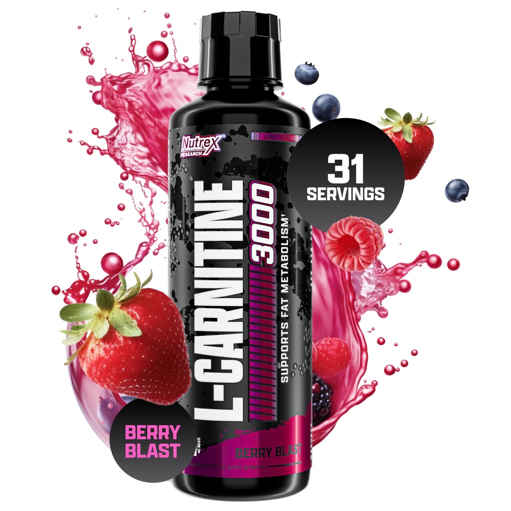 Nutrex έρευνα L-καρνιτίνη 3000 (31 εξυπηρετούν, Berry Blast) 