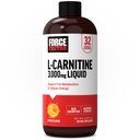 Force Factor L-Carnitine Liquid 3000mg, Μέγιστο συμπλήρωμα αντοχής για την υποστήριξη του λιπώδους μεταβολισμού, της κυτταρικής ενέργειας και της αποκατάστασης των μυών, υψηλή απορρόφηση, μη-GMO, πορτοκαλί γεύση, μπουκάλι 16 oz