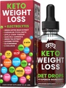 Keto Βάρος Απώλειας Διατροφής Σταγόνες, Φυσικό Καταπιεστικό Ορεκτικό, Λιποθυμία για γυναίκες και άνδρες με μηλίτη μήλου, Πράσινο Coffee Bean Extract, Κανέλα, Καγιέν πιπέρι Μεταβολισμός Booster
