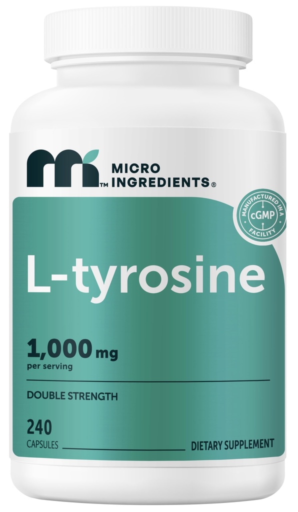 Μικροσυστατικά L-Τυροσίνη 1. 000 mg ανά υπηρεσία, 240 κάψουλες 