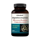 NatureBell Digestive Enzymes - 240 Κάψουλες - Συμπληρώματα Υποστήριξης για την Υγεία με 20 Ένζυμα, 5 Προβιοτικά & Προβιοτική 10- Strand