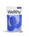 Wellthy Night Time Thermogenic - Vitamin B6, Ashwagandha & Melatonin - Nighttime Thermogenic for Women - Belly Thermogenic - Natural Weight Loss Supplements for Women, 60 Count Capsules