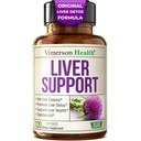 Vimerson Health Liver Cleanse Detox & Repair - Milk Thistle Supplement with Dandelion Root, Artichoke & Zinc for Liver Support, Healthy Digestion, Energy with Milk Thistle Extract, 120 Capsules