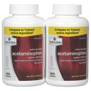 Μέλη Mark Acetaminophen, 1200 Caplets, Pain Reliever, 500 mg