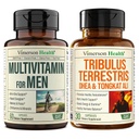 Πολυβιταμίνη για άνδρες & Tribulus Terrestris με DHEA και Tongkat Ali – Πλήρης ανδρική δέσμη υγείας για την ενέργεια, τη ζωτικότητα, την ισορροπία ορμονών και την απόδοση προπόνηση