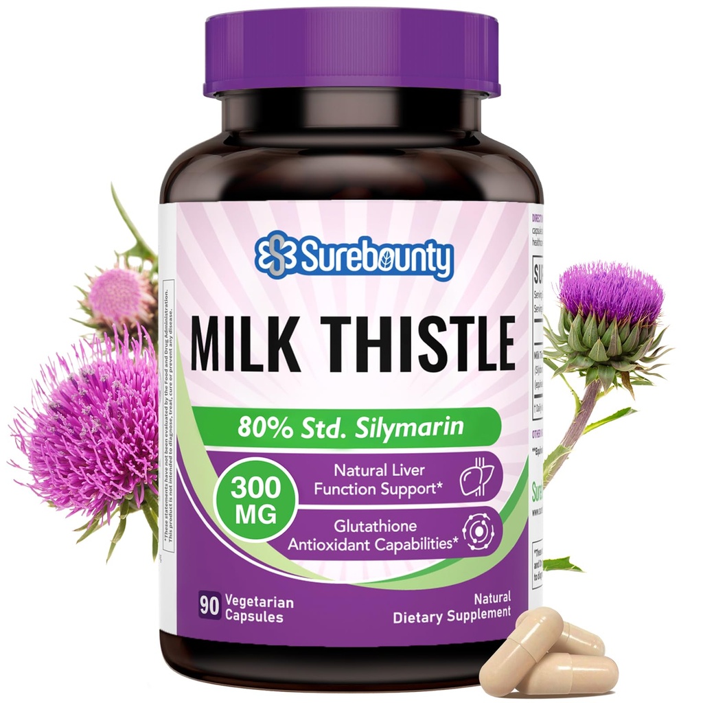 Γάλα Γαϊδουράγκαθο, 300 mg, Συμπυκνωμένο εκχύλισμα σπόρων με 80% Silymarin, Liver Cleanse Detox για άνδρες + γυναίκες, μία φορά την ημέρα, 90 Veggie Caps
