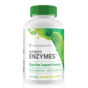 Youngevity Ultimate Enzymes® - Multi Enzymes for Digestion, Gas & Bloating Relief - Betaine HCl, Ox Bile, Pancreatine 10X, Papain 6M, Pepsin 1:3000 (120 Κάψουλες)