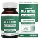 SoActive® Γαϊδουράγκαθο Γάλατος: 10X Αποτελεσματικό Φυτοσώμα Μήλου Γάλατος, Βελτιστοποιημένο για Essential Bioactive Silybin A & B Plus Bilear® Artichoke Extract & Bile Enhancer - Υποστήριξη ήπατος 