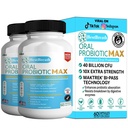 BestBreath Oral Probiotic MAX - 40 Billion CFU - Support for Teeth, Gums, Ear, Nose, Throat & Digestive Health - 60 Capsules (2)