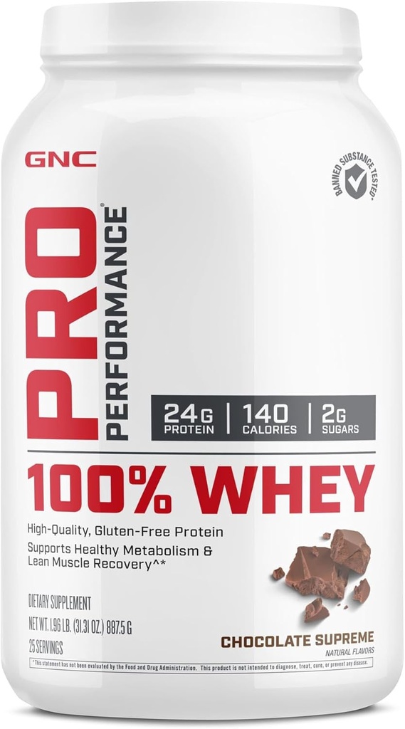GNC Pro Performance 100% Whey - Σοκολάτα Supreme (25 εξυπηρετούν)