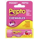 Pepto Bismol Cherry Chewable Tablets, Pocket To-Go, Upset Stomach Relief, Nausea Relief, Heartburn Relief, Indigestion Relief, Anti Diarrhea Medication for Adults - 5 Symptom Relief, 12 ct | insect-repellants
