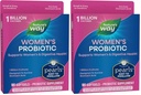 Nature's Way Women's Probiotic Pearls, Supports Women's and Digestive Health*, Protects Against Occasional Constipation & Bloating*, 1 Billion Live Cultures, 90 Softgels, (Pack of 2)