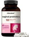 NatureBell Vaginal Probiotics for Women, 10 Billion CFU, 120 Veggie Capsules | PH Balance Probiotics and Prebiotics Blend – Lactobacillus Vaginal Supplement – Supports Odor, Flora & Yeast