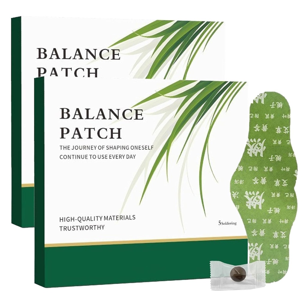 2PCS Herbal Patch Pad Balance – Plant-Based Ingredients, Comfortable Adhesive Design, Easy Topical Use, Promotes Abdominal Comfort Non-Irritating Design