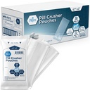 MED PRIDE Pill Crusher 4.7”x2'' Pouches ”– Pack of 1000 Disposable Medicine Crushers – Medical Grade Clear Tablet Crushing Bags for Easy Consumption with Zero Waste