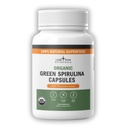 Lone Star Botanicals Organic Spirulina Capsules – 100% Pure Blue-Green Algae, No Fishy Smell, Superfood Supplement, Vegan, Non-GMO, Gluten-Free (120 Count, Green Spirulina)