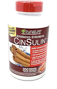 TruNature Advanced Strength Cinsulin, Cranberry, 200 Count