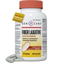 GeriCare Fiber Laxative - 625mg Calcium Polycarbophil Fiber Supplement for Women and Men - Gentle Effective OTC Relief for Constipation and Hemorrhoids - Insoluble Fiber Capsules (90 Count)