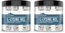 Earthborn Elements L-Lysine HCL 200 Capsules, Pure & Undiluted, No Additives (Pack of 2)