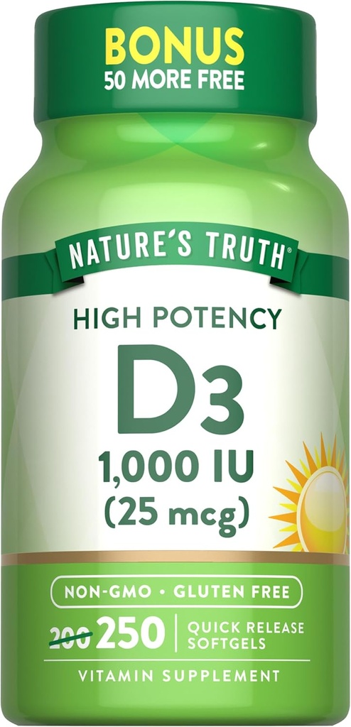 Nature's Truth D3 1000 IU 