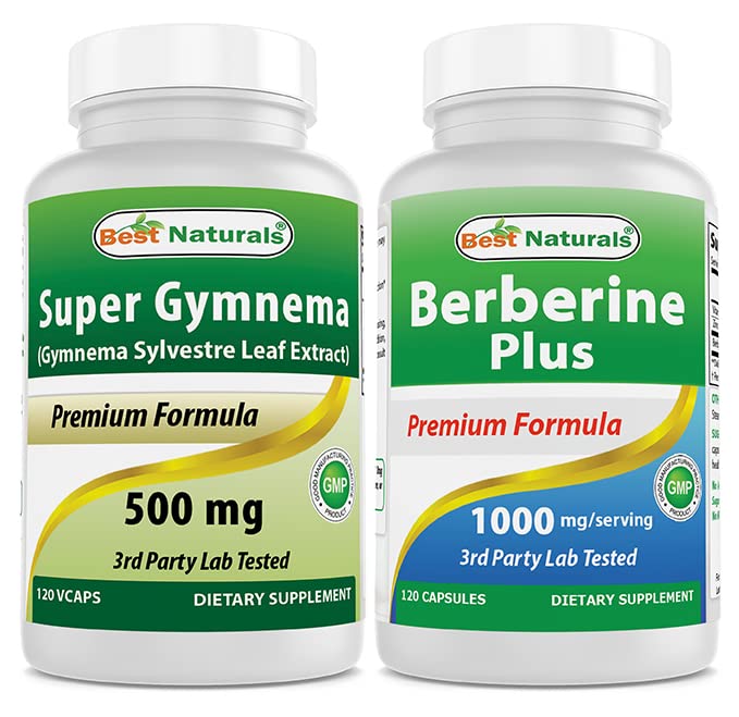 Gymnema Sylvestre Extract 500 mg & Berberine Plus 1000mg