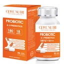 Probiotic Capsules, 90 Capsules 180 Billion CFU 18 Strains, Contains 3 Prebiotics, for Men & Women, Once Daily Probiotic Dietary Supplement, Boosts Digestive and Immune Health