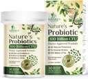 Probiotics 100 Billion CFU Per Serving - 16 Premium Strains + Prebiotics - Probiotic Supplement for Adults - Supports Immune & Digestive Health & Occasional Constipation, USA Bottled - 30 Capsules