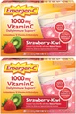 Emergen-C 1000mg Βιταμίνη C σε σκόνη, Φράουλα Kiwi Γεύση, Αντιοξειδωτικά, Β Βιταμίνες και Ηλεκτρολυτικά, Βιταμίνη C Συμπληρώματα για την Ανοσολογική Υποστήριξη, 30 Count (Pack of 2)