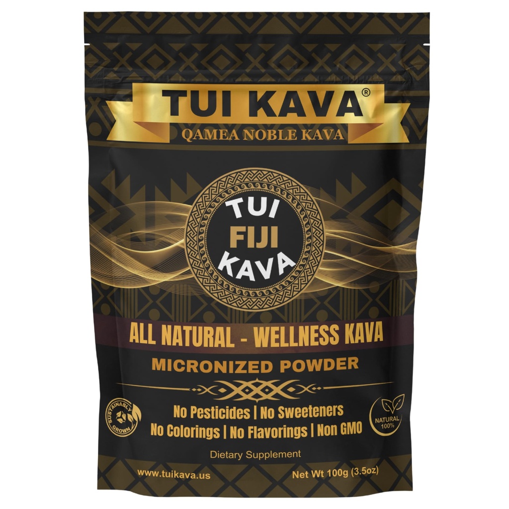MICRONIZED Noble Kava Root Powder – 100g (3.5oz) Trial Size 