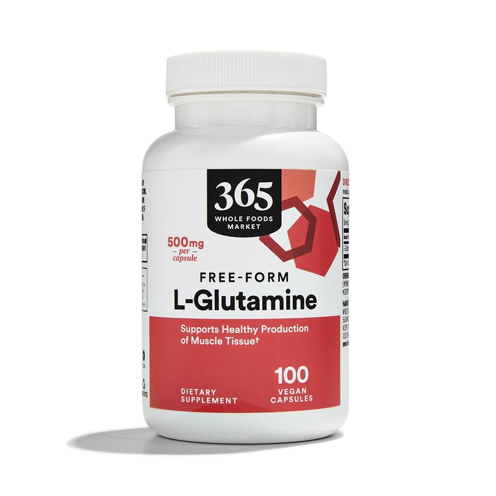365 by Whole Foods Market, L-Glutamine 500mg, 100 ct