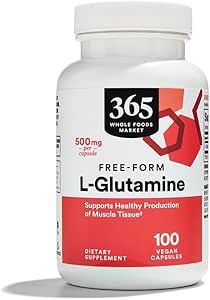 365 by Whole Foods Market, L-Glutamine 500mg, 100 ct