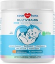 Multivitamin for Cats - 4oz Powder - L-Lysine, Taurine, and Spirulina for Immune Support and Eye Health - Fish Oil & Vitamins for Skin and Heart Health. (for Cats)