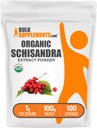 BulkSupplements.com Βιολογική σκόνη εκχύλισμα Schisandra - Schisandra συμπλήρωμα, από Schisandra μούρες, συμπλήρωμα βοτάνων - Χωρίς γλουτένη - 1g ανά υπηρεσία, 100g (3.5 oz) (πακέτο του 1)