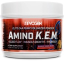 Evogen Amino KEM - Elite EAA Pump Volumizer | Supports Blood Flow, Muscle Growth, Hydration | Full Spectrum EAAs & BCAAs, S7 Nitric Oxide Blend | Smashin' Passion Orange | 30 Servings