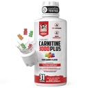 Liquid L-Carnitine 3000 Plus | Advanced 4-in-1 Formula with Acetyl L-Carnitine, L-Tartrate, ProGBB® & Vitamin B, Stimulant-Free High Absorption L Carnitine Supplement for Energy & Metabolism, 16oz